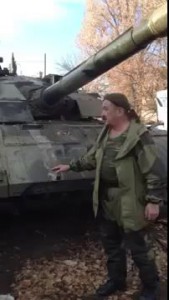 Ополченцы захватили новейший украинский танк "Булат" 09.11.2014