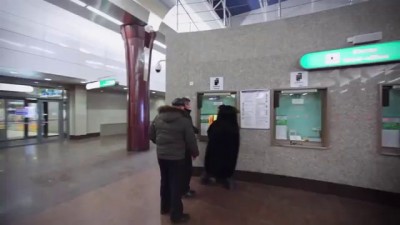 Пингвины в метро город Санкт-Петербург