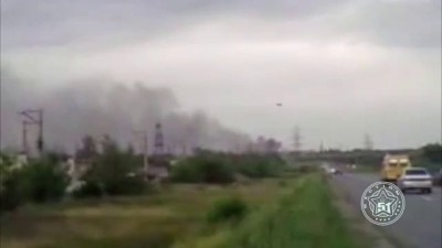 UFO Attack over Slaviansk !!! Ukraine !!! May 2014