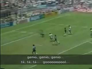 Диего Марадона. Лучший гол в истории футбола