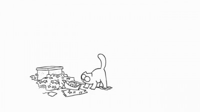 Кот Саймона и липкая лента