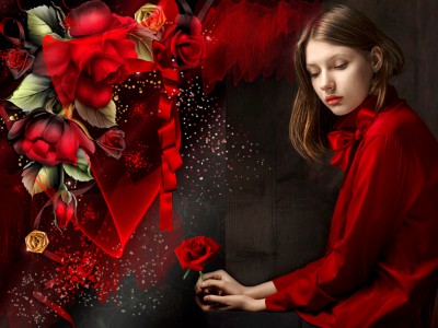 Любовь, как роза красная. Юлия Зиганшина