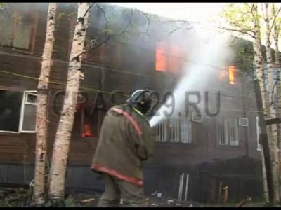 В Архангельске сгорели 9 жилых домов