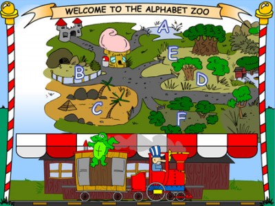 Игра "Учим английский алфавит в зоопарке"