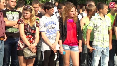 "Добровольный" митинг в Житомире