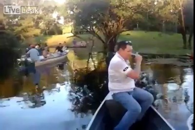 Не купайтесь в водоемах с пираньями