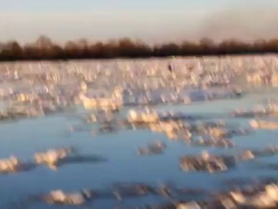 Нижегородские спасатели сняли с льдины двух детей