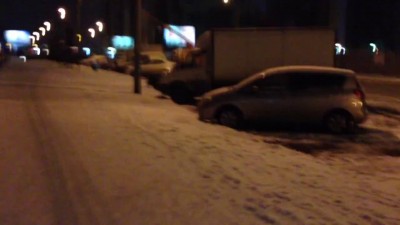 Ночная эвакуация автомобилей в Красноярске 2