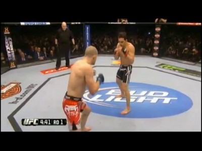 UFC 158: Джейк Элленбергер нокаутировал Нэйта Маркардта