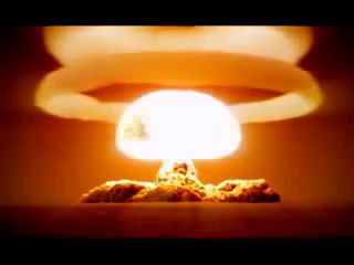 Ядерный взрыв.Царь-Бомба, 57 мегатонн, 1961 год. Реальный звук!
