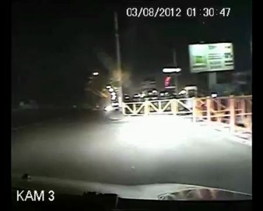 Погоня полицейских за пьяным водителем КамАЗа
