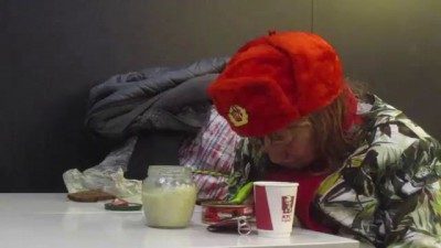 Советская бабулька засыпает