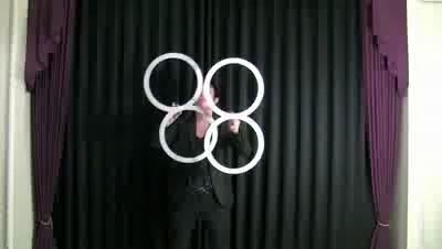 Awesome Illusion Performance with Rings