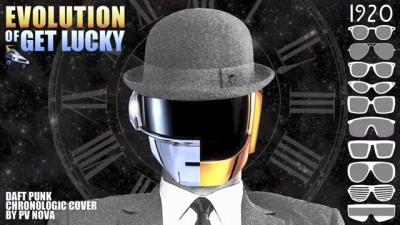 Evolution of Get Lucky [Daft Punk Chronologic cover by PV NOVA]