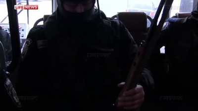 Беркут" вышел на баррикады поддержать жителей Славянска