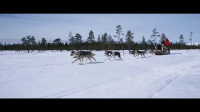 Moto Trials Riding Through Giant Igloo - Tundra Trial