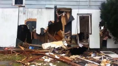 Американский ОМОН (СВАТ) разрушил дом в процессе ареста преступника