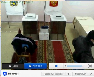 Веб камера на избирательном участке