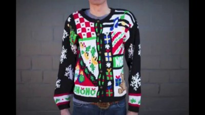 Christmas Sweater Lady Commercial