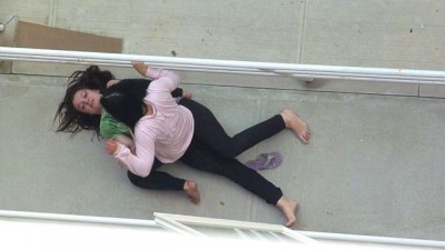 Две пьяные ТП устроили разборки 6 утра