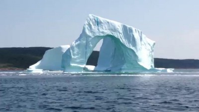 Video 4 of 5: ICEBERG COLLAPSE: Bay of Exploits, Newfoundland, Canada by WANDA STEAD