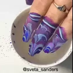 Крутой способ художественной покраски ногтей
