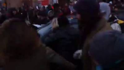 Car plows through protesters during Ferguson rally in south Minneapolis