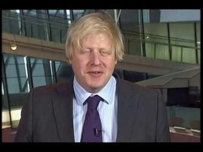 Boris Johnson's greeting