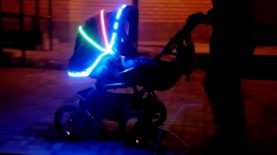Подсветка детской коляски