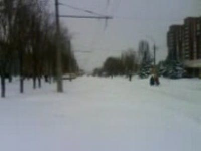 зима Луганск