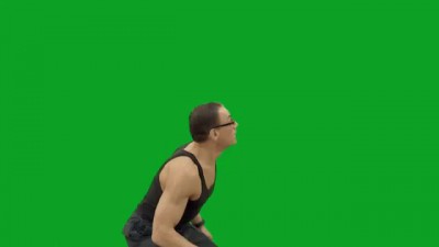 Jean-Claude Van Damme in a great set of royalty free green-screen footage to use however you like.