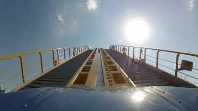 SkyRush POV Hersheypark 2012 Front Seat On-Ride Intamin Winged Hyper Roller Coaster HD 1080p