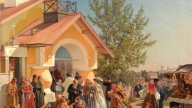 из церкви в Пскове