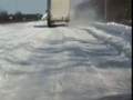 Как убирают снег на трассе Львов-Киев