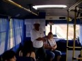 Дебошир-неплательщик в автобусе