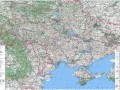 Подробная карта Украины и Молдовы