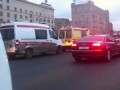 Мигалки перекрыли дорогу для 3х карет "скорой помощи"