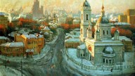 под снегом. Андронниковская площадь