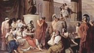 Francesco Hayez.Ulysses at the court of Alcinous.