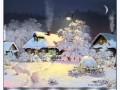 Зимний-вечер-в-деревне-Рамочка_01