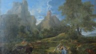 Nicolas Poussin (1594–1665).Landschaft mit Polyphem.1649