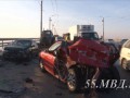 Момент аварии на мосту, Омск (20.12.2017)