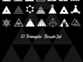 Кисть для фотошопа - Треугольники