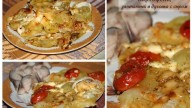 запеченный в духовке с сыром