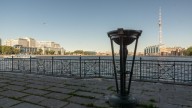 на стрелке Большой и Малой Невки