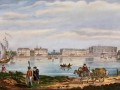 18.Вид на Мраморный дворец и Неву.Неизв.худ.. 1822 г