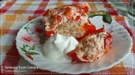 фаршированые курицей с гречкой