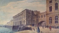 художник, пер. пол. XIX в. Набережная Невы у Зимней канав?