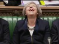 Watch: British PM Theresa May laughs 'like a supervillain' at PMQs