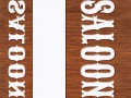 Вывеска SALOON